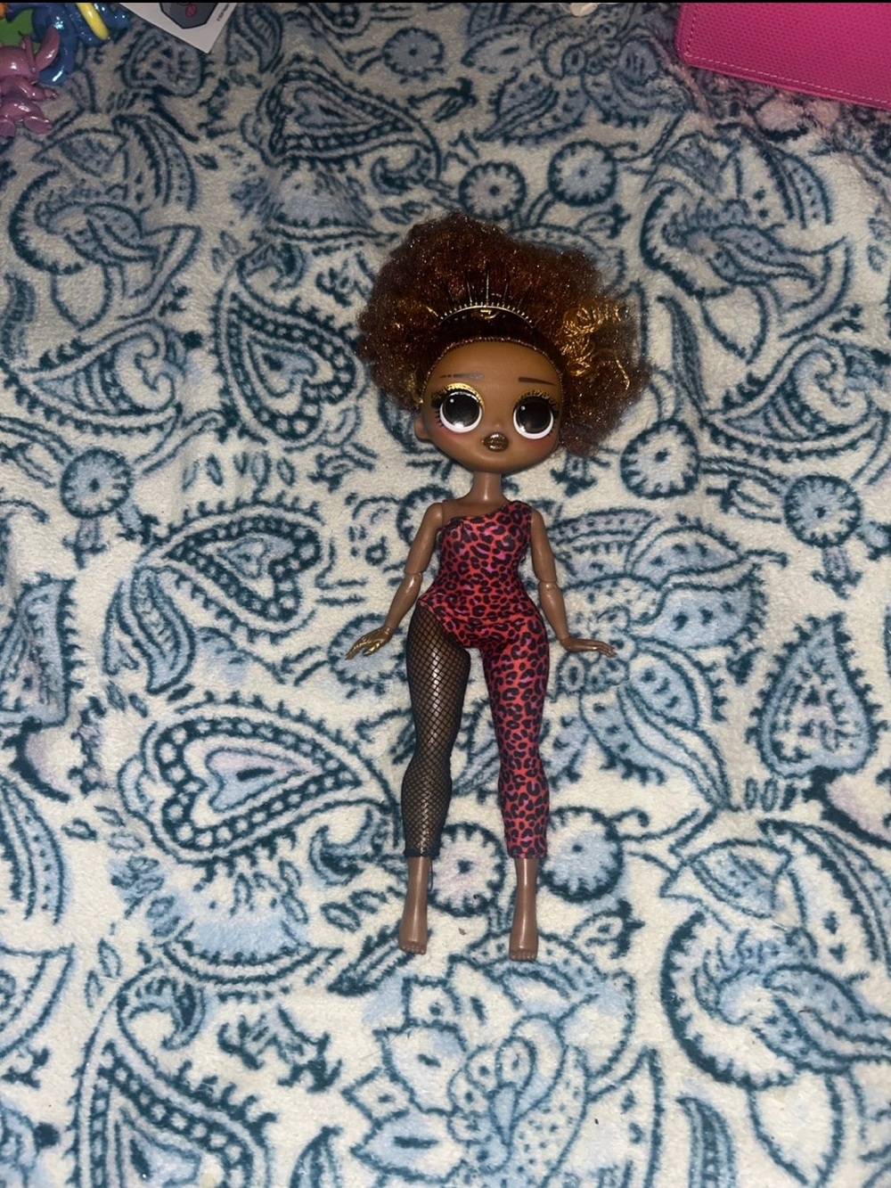 L.O.L. Surprise! Doll with Brown Afro and Red Leopard Outfit